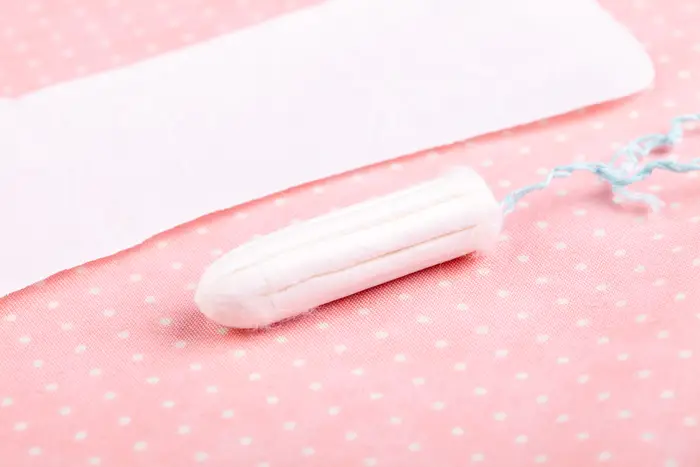 A tampon and maxi pad
